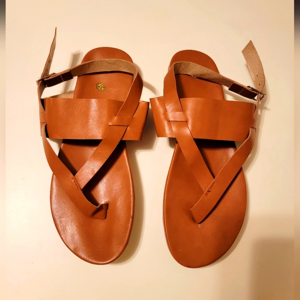 Leather sandal